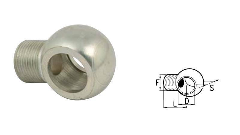 HYDRAULIC FITTING EYE 3/8-3/8