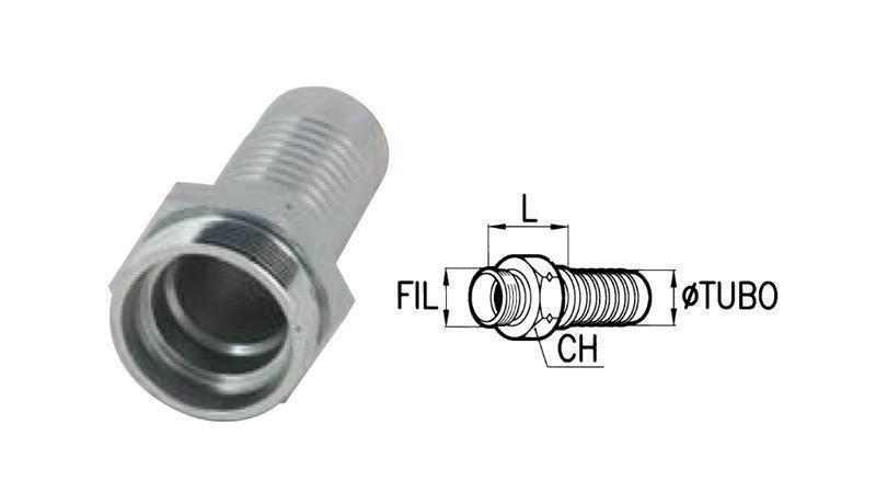 HYDRAULIC FITTING CES 12 S MALE DN10-M20x1,5