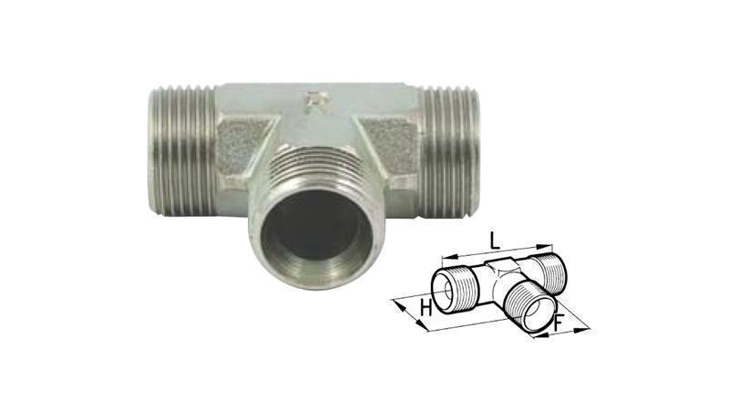 HYDRAULIC REDUCER FITTING WGE 8 L-3/8