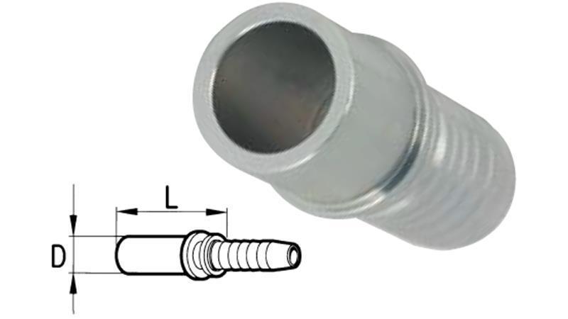 HYDRAULIC FITTING PIPE STRAIGHT DN6-d10