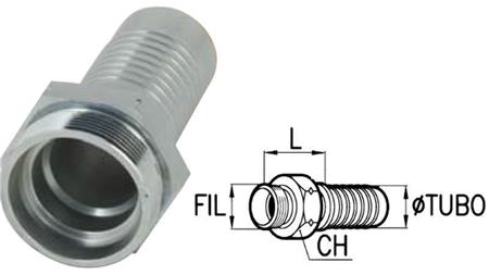 HIDRAULIKUS IDOM CES 10 S FÉRFI DN10-M18x1,5