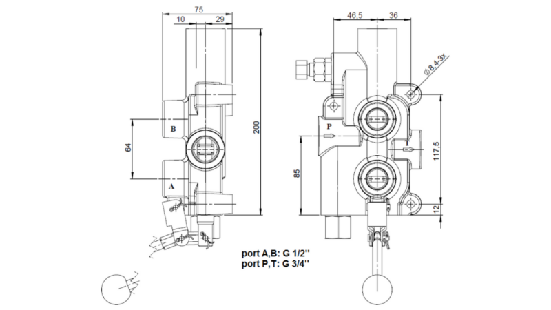 VALVOLA IDRAULICA P81 AUTOMATICO PER LO SPLITTER