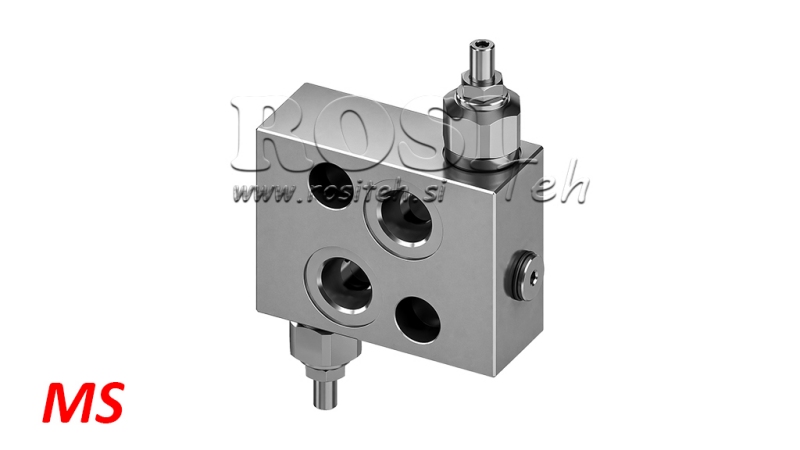 RÉGULATEUR DE PRESSION HYDRAULIQUE 30-210 BAR POUR MOTEUR HYDRAULIQUE MS