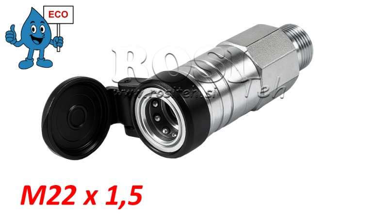 SCHNELLKUPPLUNG TRACTOR WEIBLICH 3CFPV PUSH - PULL M22x1,5 - ECO