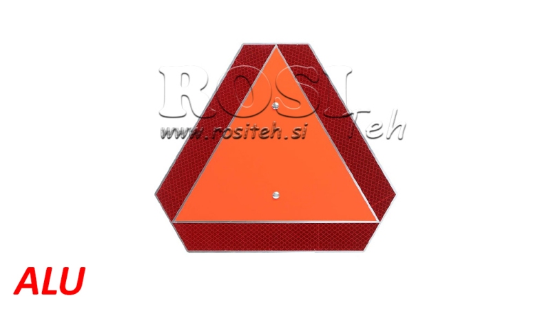 TRIANGLE D'ALERTE EN ALUMINIUM TAILLE 365X365MM