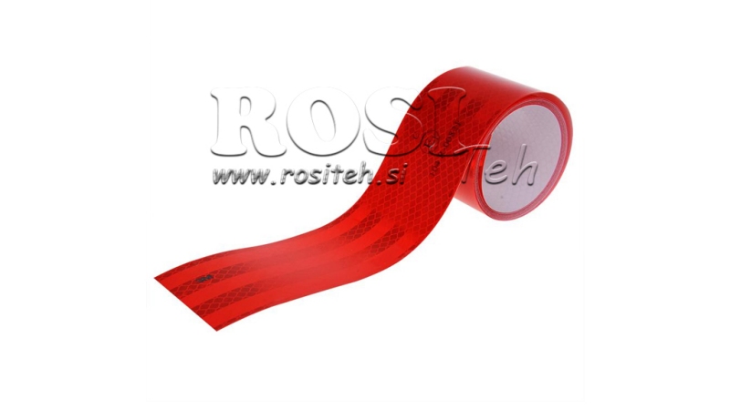 NASTRO RIFLETTENTE 3M - ROSSO - 1 METRO