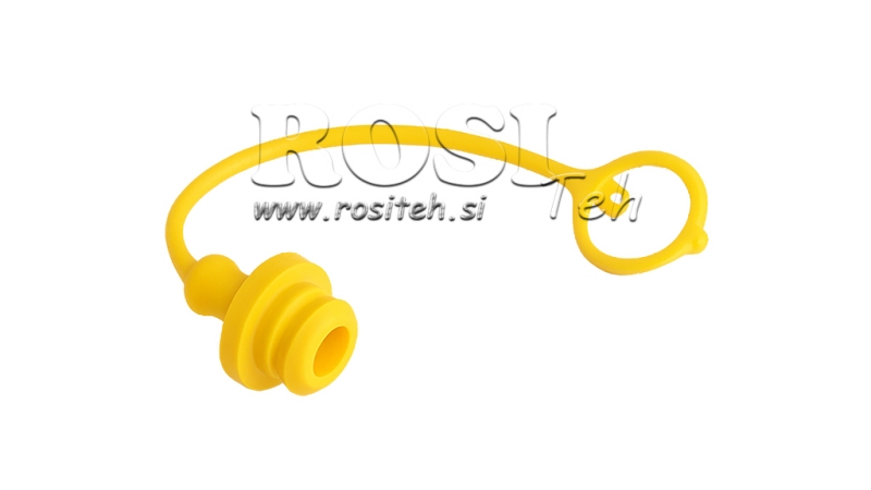 PROTECTIVE RUBBER COVER YELLOW - FEMALE QUICK COUPLINGS