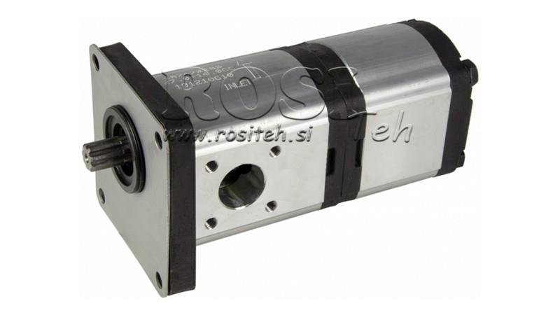 HYDRAULISK PUMPE TRAKTOR - OEM 87472285 - CNH SERIE T4 26 15 cc VENSTRE