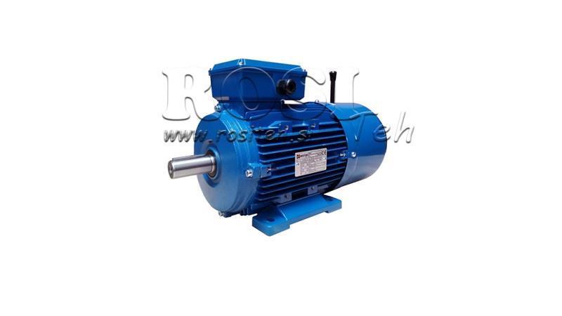 MOTORE ELETTRICO 1.5kW CON FRENATURA MSH 90L1-4_1400rpm 3Fase piedi-B3