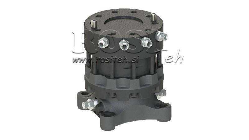 ROTATORE IDRAULICO GR55FF - FLANGE DOPPIE 4500/2500
