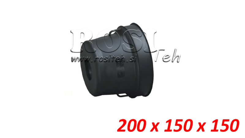 VASO DI PROTEZIONE CARDANICO PVC 200x150x150