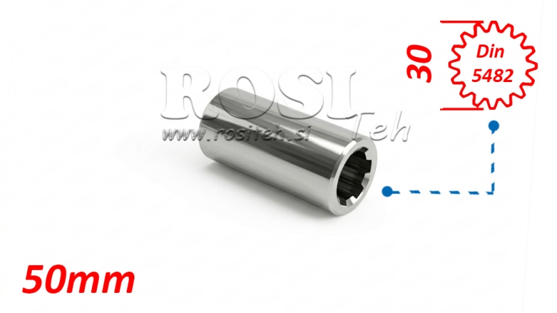 P.T.O. ADAPTER 30x27 - 16 TENNER