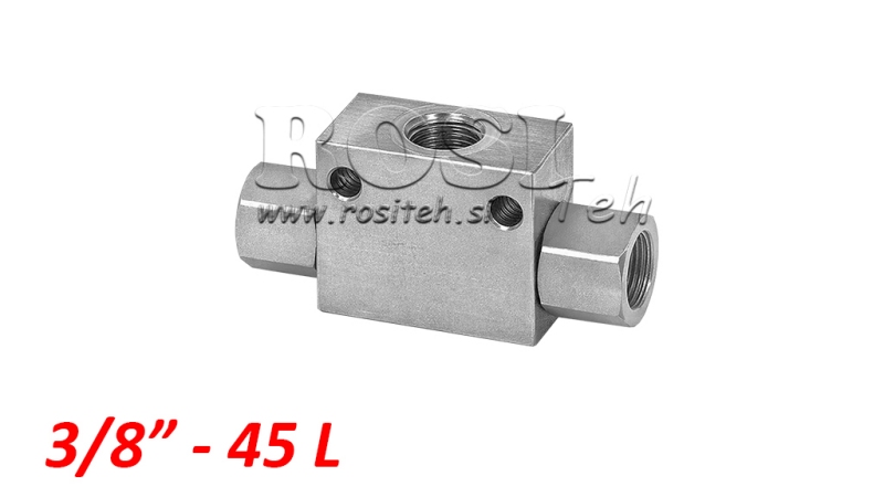 VALVOLA DEVIATRICE DI PRESSIONE 3/8 45 lit