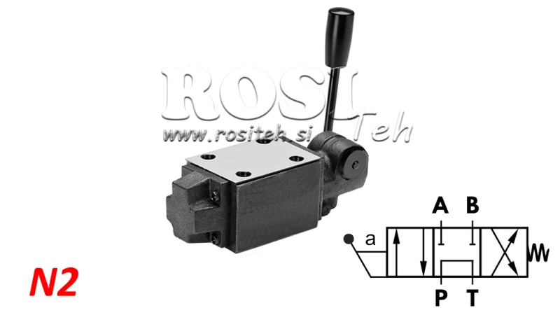 IDRAULICO MANUALE VALVOLA CETOP N2