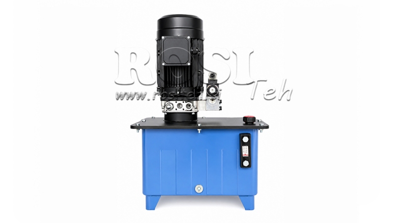 MINI HYDRAULICKÁ JEDNOTKA 380V AC (4 kW) - 8 cc - 12 lit/min - nádrž 25 lit