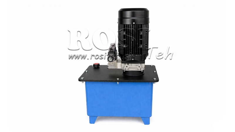 MINI HYDRAULICKÁ JEDNOTKA 380V AC (4 kW) - 8 cc - 12 lit/min - nádrž 25 lit