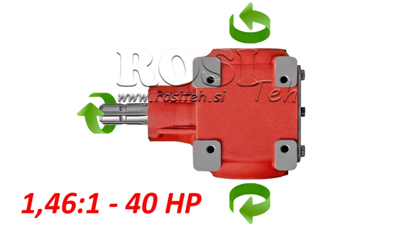 SZÖGHAJTÁS TB-27J 1,46:1 (40HP-29,4kW)