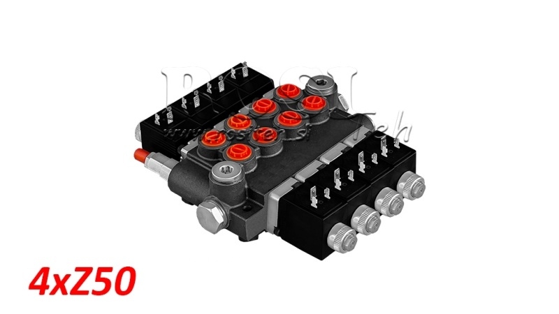 ELEKTROHYDRAULICKÝ MONOBLOKOVÝ VENTIL 4xZ50