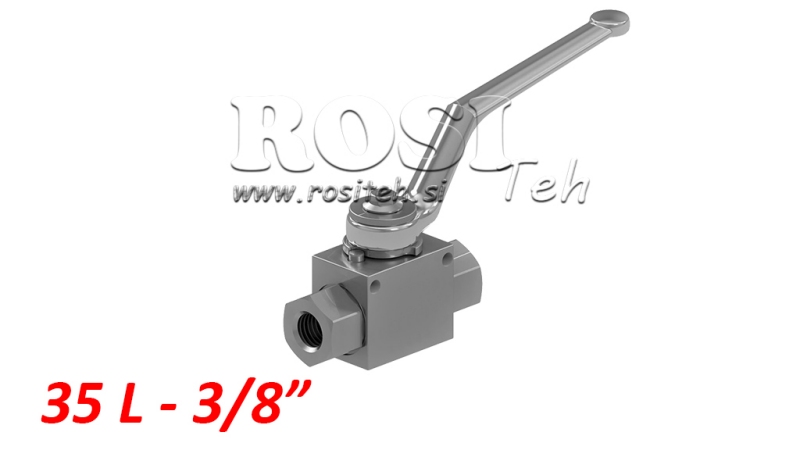 RUBINETTO IDRAULICO RS2 3/8 - 500BAR - 35 lit