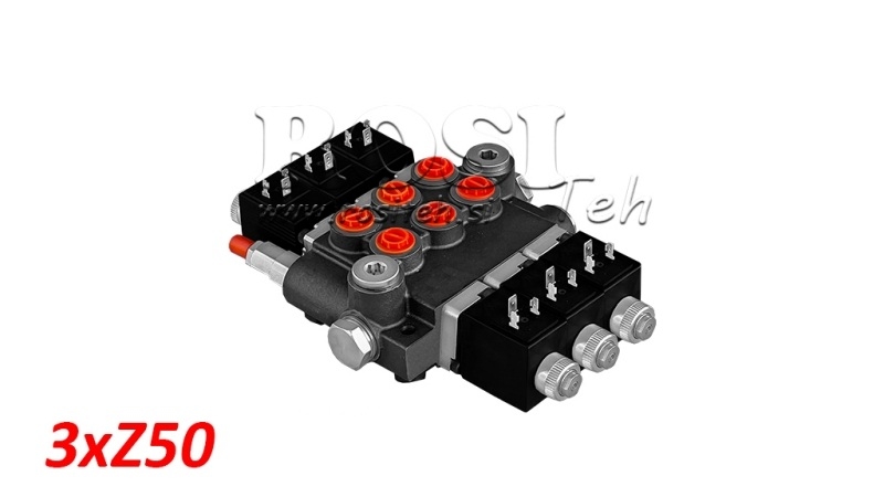ELEKTROHYDRAULICKÝ MONOBLOKOVÝ VENTIL 3xZ50