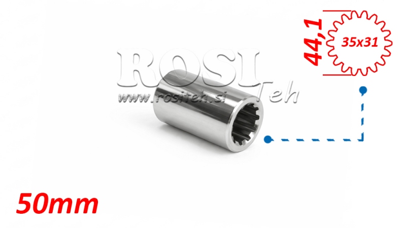 ENGRENAGEM PTO 35X31 18 DENTES D48 L50