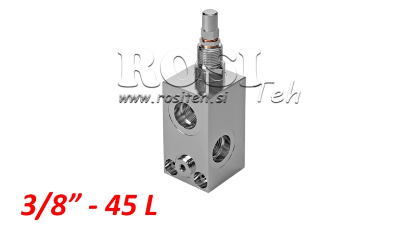 HYDRAULICKÝ REGULÁTOR TLAKU VMP 3/8 10-180 BAR - 45LIT