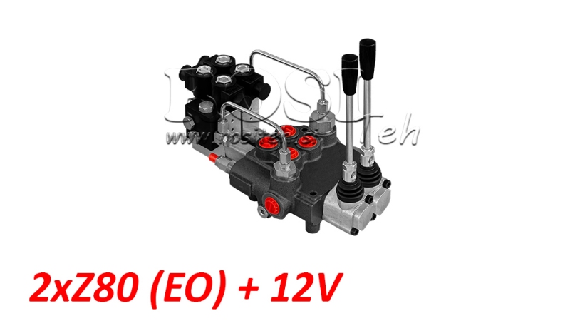 VALVOLA IDRAULICA 2xZ80 - EO+12V