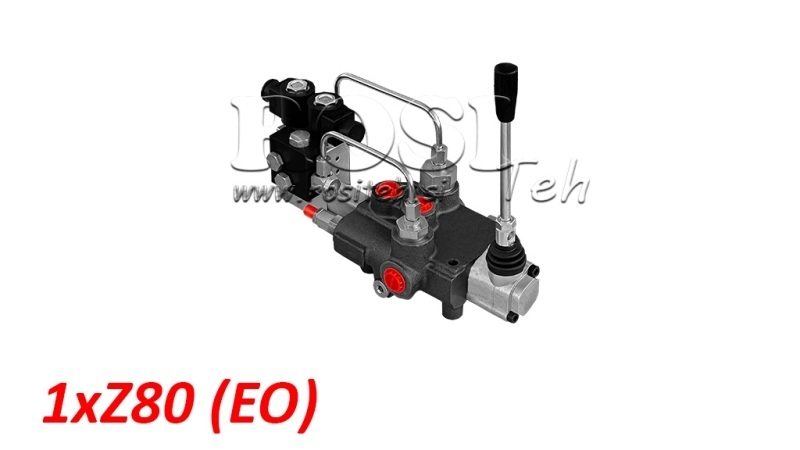 ELEKTRO-KÉZI MŰKÖDTETÉSŰ HIDRAULIKUS MONOBLOKK SZELEP 1xZ80