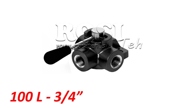 MANUALE 3 valvola di corsa DF 3/4 - 100lit