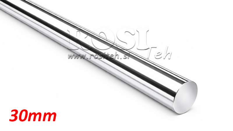 TIJĂ CROMATĂ PENTRU CILINDRU HIDRAULIC C45 - 30mm (1000mm)