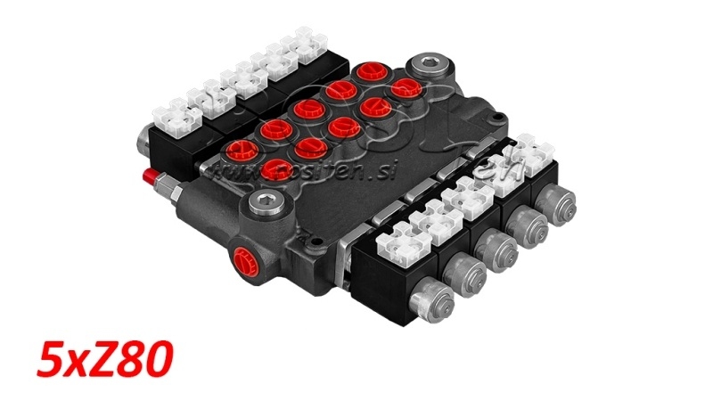 ELEKTROHYDRAULICKÝ MONOBLOKOVÝ VENTIL 5xZ80