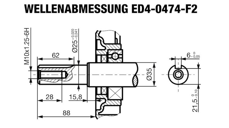 κινητήρας ντίζελ 474cc-8.0kW-3,600 RPM-E-KW25x88-ηλεκτρική εκκίνηση