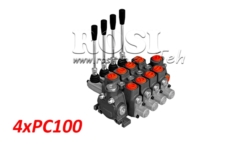 VALVOLA IDRAULICA 4xPC100