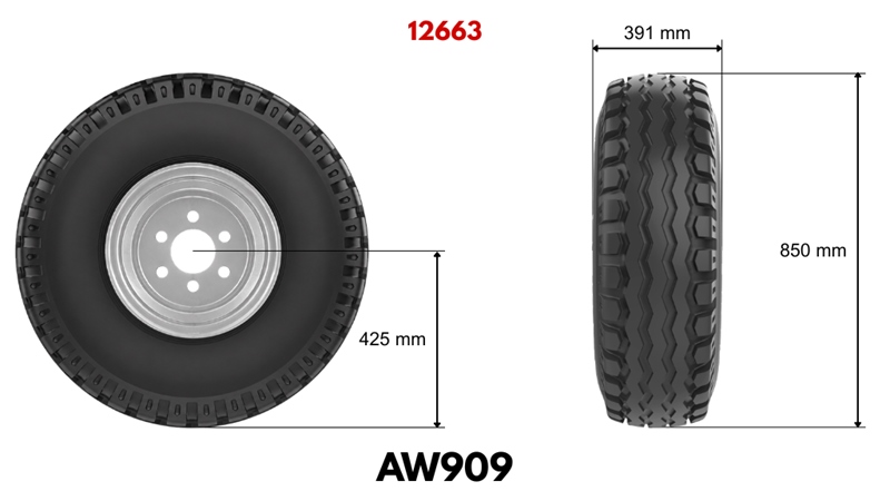 15.0/55-17 PNEUMATIC AW909 14PL MED FÆLG 13,00X17