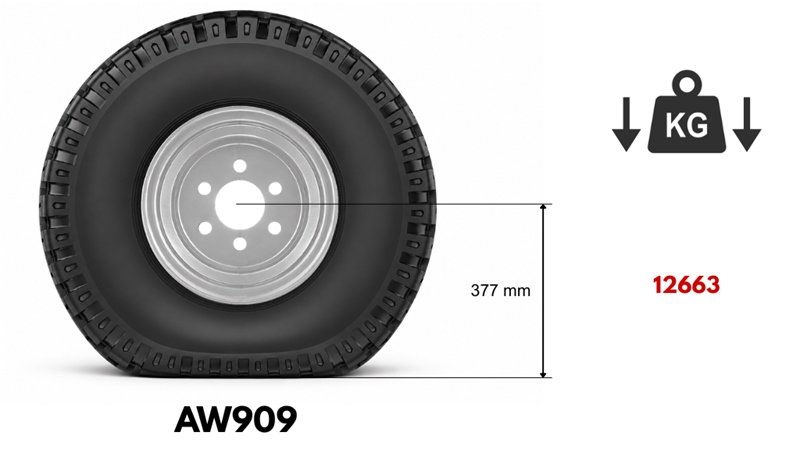 15.0/55-17 PNEUMATIC AW909 14PL MED FÆLG 13,00X17