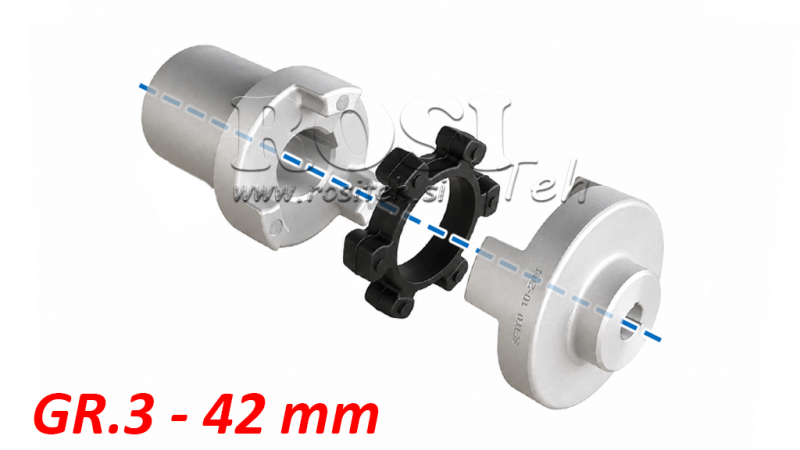 GUMMIKUPPLUNG ND43C (11-15kW) 42mm/GR3