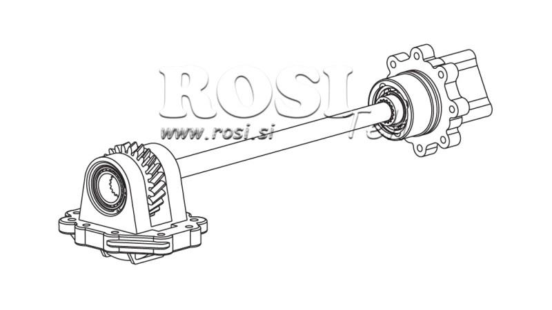 VÝSTUP PRO HYDRAULICKÉ ČERPADLO - SCANIA GRS 905