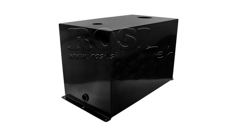 METALOWY ZBIORNIK 100 LITRÓW KOSTKA 400x355x753mm PRZYGOTOWANIE DO FILTRA POWROTNIEGO