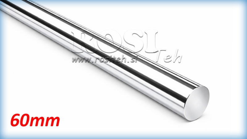 KROMMET STANG FOR HYDRAULISK SYLINDER C45 - 60mm (1000mm)