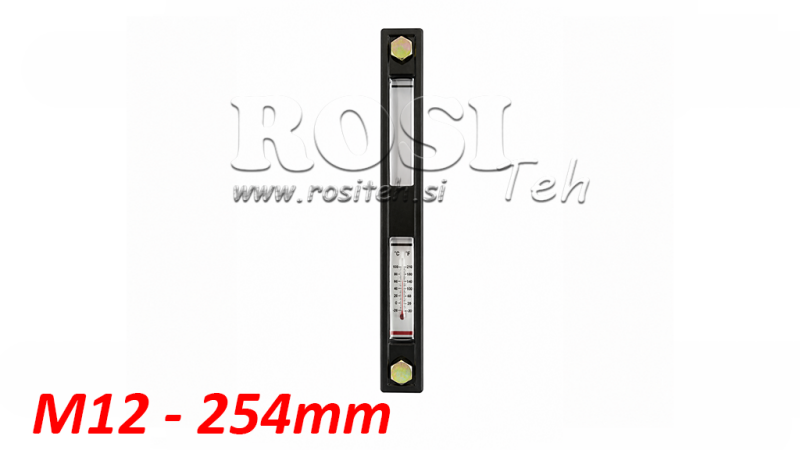 ÉCHELLE DE MESURE DE TEMPÉRATURE ÉTENDUE M12 - 254MM