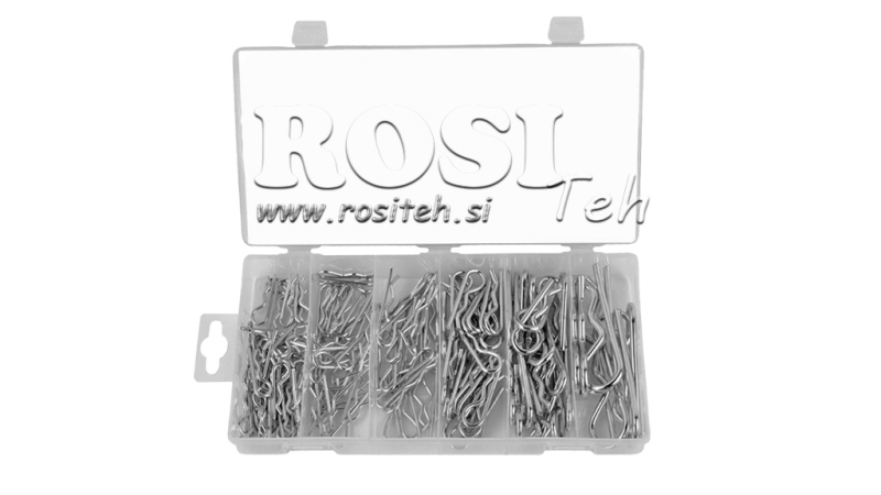 SET DI MORSETTI DI SICUREZZA DEL TRATTORE (150 pezzi)