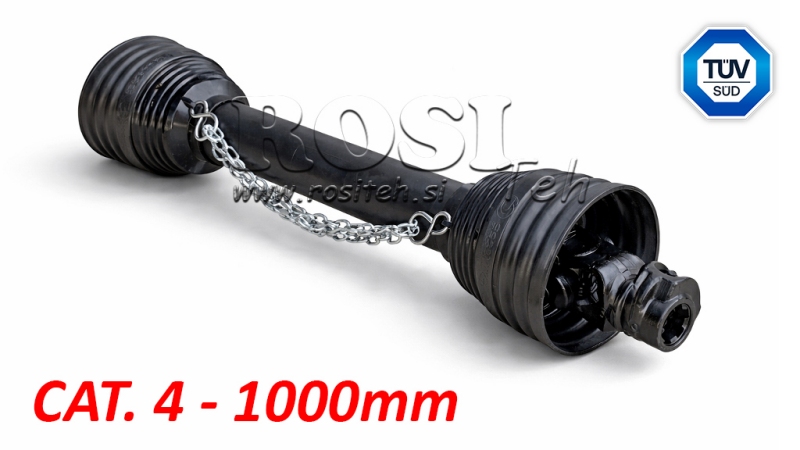 CE SERTIFISERT KARDANAKSEL PROFI LINE KAT.4 LENGDE 1000mm