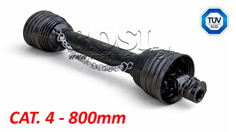 CE CERTIFICERET KARDANAKSEL PROFI LINE KAT.4 LÆNGDE 800mm