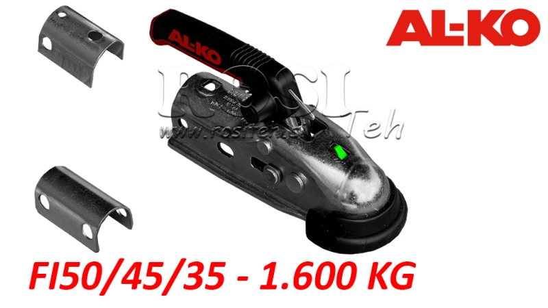 GANCIO DI TRAINO AL-KO AK-161 PER RIMORCHIO AUTO RONDO Φ50-45-35 1.600KG