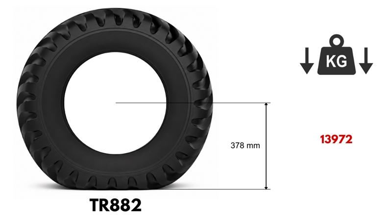 400/60-15,5 PNEUMATICO TR 882 16pl CON BORDO 13,00X15,5