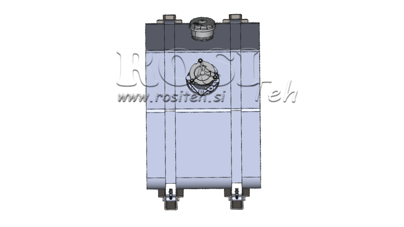 TANQUE METÁLICO SUPERIOR 150 LIT 600X600X500MM