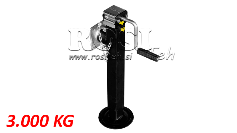 NAVOJNA POTPORNA NOGA S PRIRUBNICOM 300mm - 3.000kg
