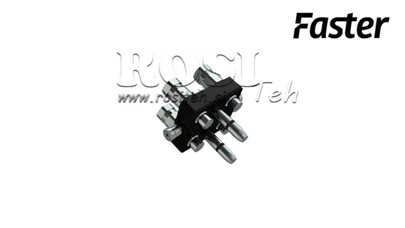 MULTI-FASTER GIUNTO 3 VIE BSP 1/4 PARTE MOBILE (UNA LEVA)