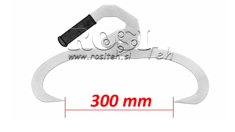 RĘCZNY CHWYTAK LEŚNY HD30 (300 MM) - OCYNKOWANE