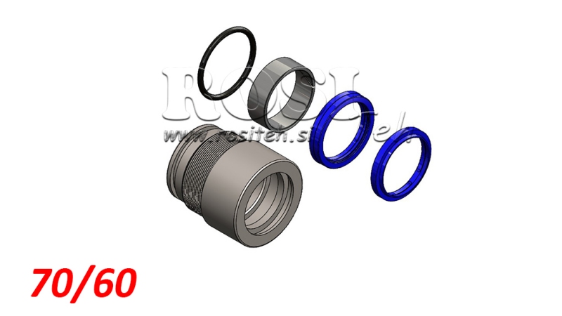 KIT GUARNIZIONI PER CILINDRO IDRAULICO MONO 70/60